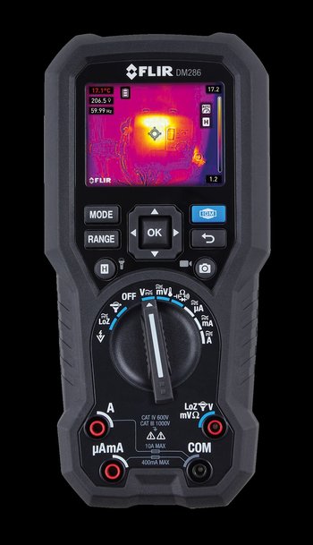 A Teledyne FLIR bemutatja az infravörös méréssegítő funkcióval ellátott DM286 multimétert, valamint a CM57-2 és CM85-2 lakatfogókat